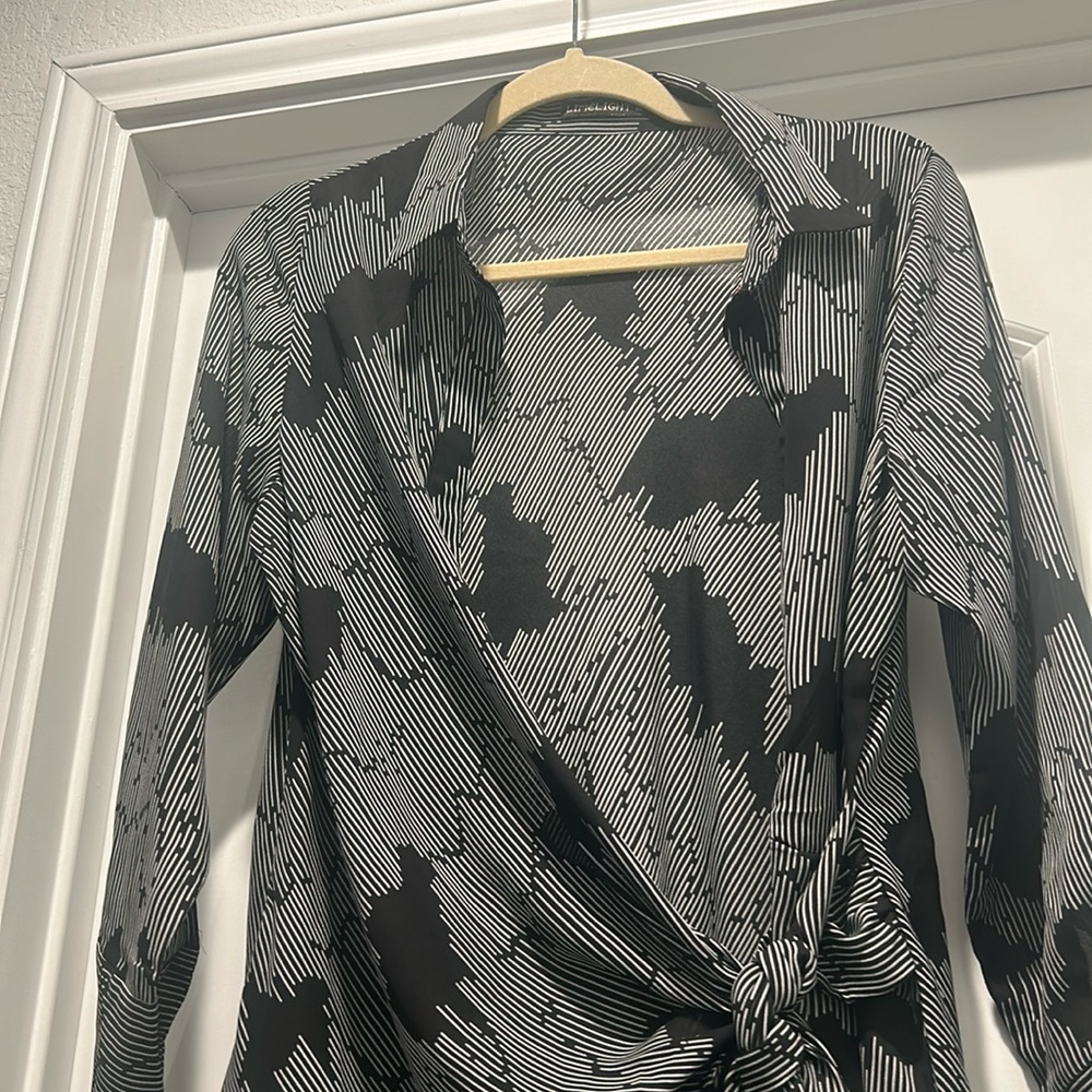 Limelight Black Blouse